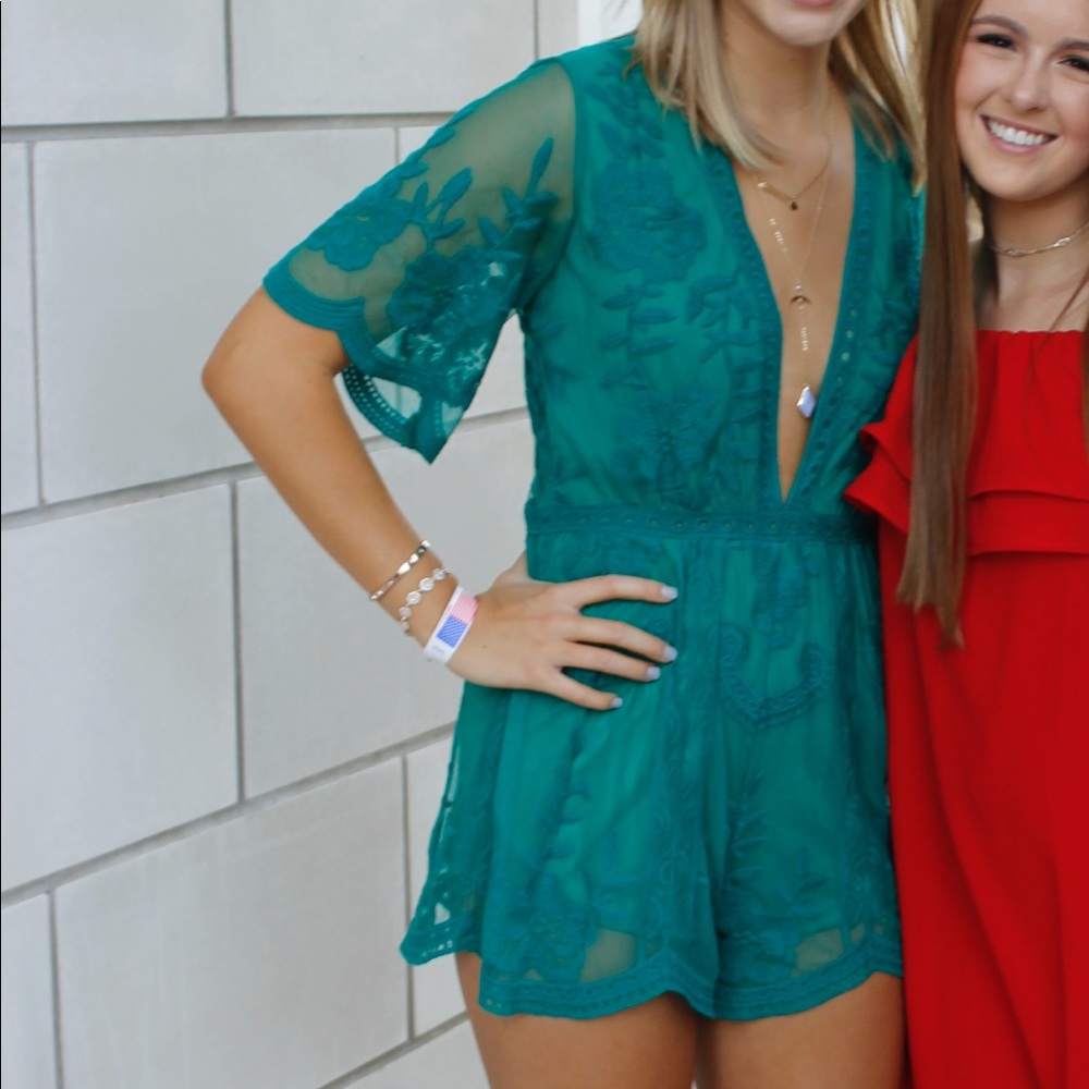 Lace Romper